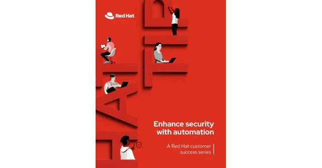 Könyvborító a Enhance security with automation című könyvhöz.