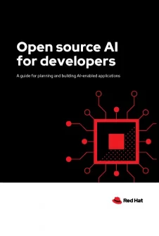 Borítókép az Open Source AI for Developer című könyv ajánlójához.